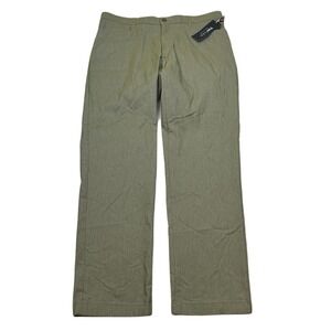 Tommy‎ Hilfiger Performance Pants Mens 34x30 Olive Green TH Flex Stretch NEW